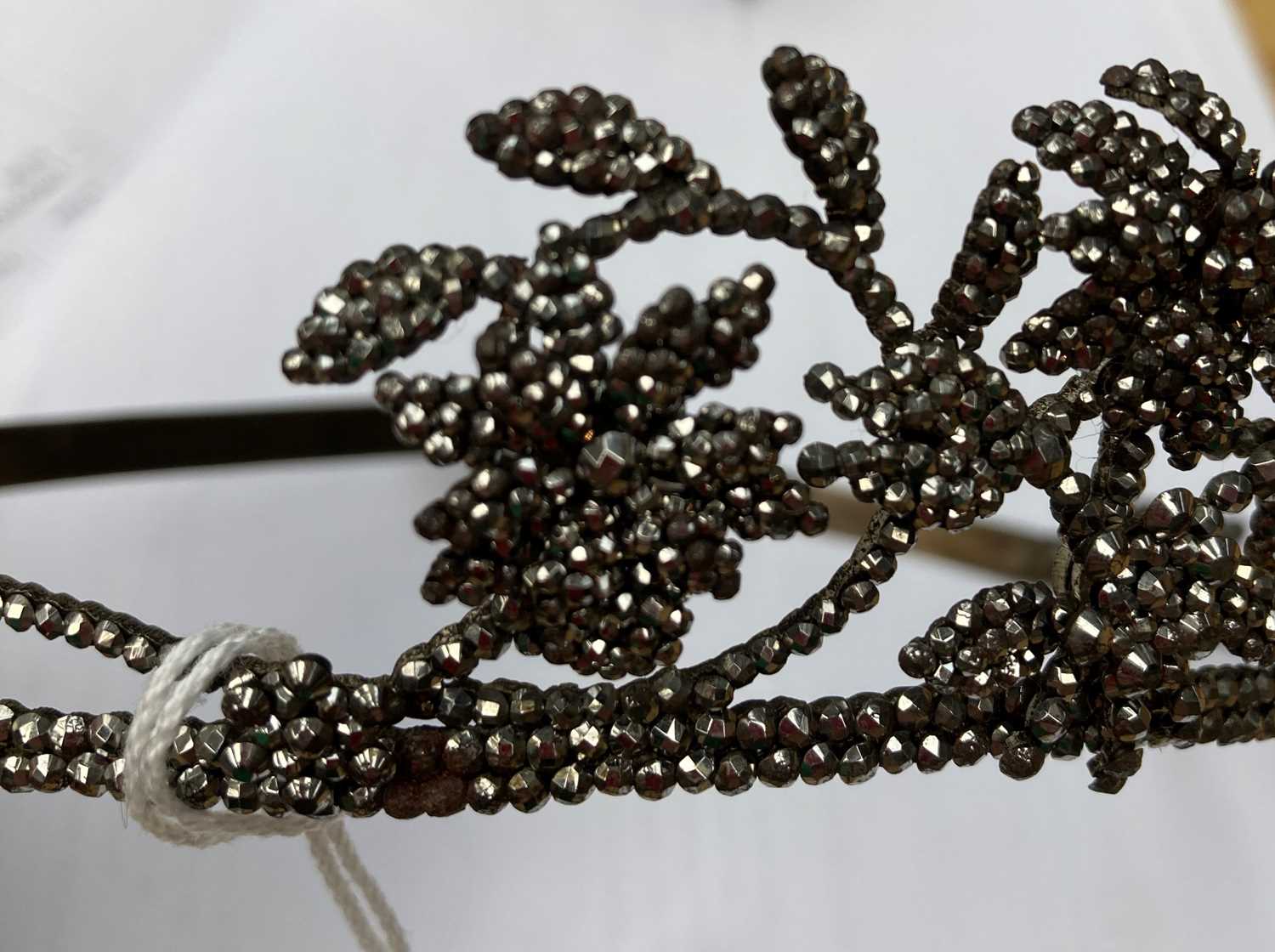 19th Century and Later Cut Steel Jewellery, comprising a decorative tiara with rotating flower heads - Image 17 of 19