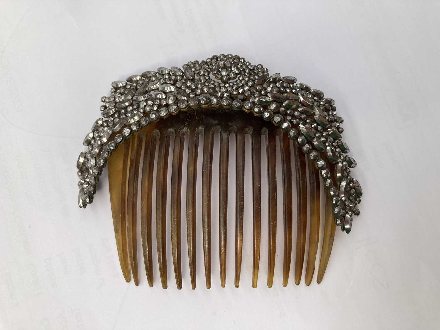 19th Century and Later Cut Steel Jewellery, comprising a decorative tiara with rotating flower heads - Image 10 of 19