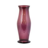 Attributed to James Powell & Sons (Whitefriars): A Blown Glass Light Shade Fitment, in aubergine,