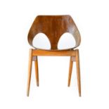 Carl Jacobs for Kandya: A C2 Jason Chair, bent plywood seat, on four ash legs, labelled Kandya