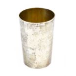 An Elizabeth II Silver Beaker, by S. J. Phillips, London, 1998, tapering cylindrical, engraved on