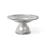 An Edward VII Silver Pedestal-Dish, by Elkington and Co., Sheffield, 1906, in the Arts and Crafts