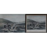 Hunt after Turner (19th century) A set of six sporting prints, depicting the sporting caledar from