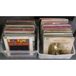 Collection of Blues/Jazz records in nine boxes