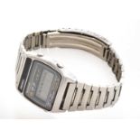 A quartz digital display Seiko wristwatch