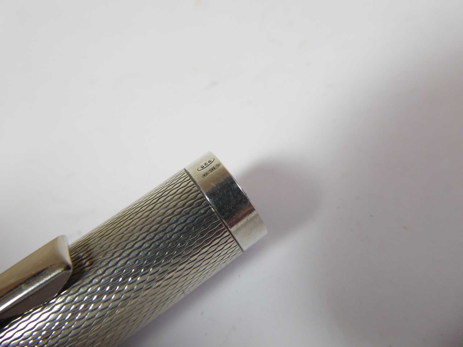 An Italian Silver-Mounted Fountain-Pen, Maker's Mark 285VA, The Clip stamped 'Germany', 20th - Image 4 of 5