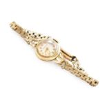 A lady's 9 carat gold Jaeger LeCoultre wristwatch