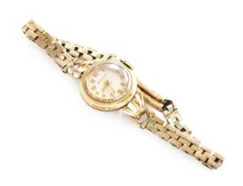 A lady's 9 carat gold Jaeger LeCoultre wristwatch
