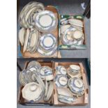 A Royal Doulton Merryweather part dinner service including numerous tureens, plates, etc (4 boxes)