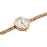 A lady's 9 carat gold Rolex wristwatchFully wound and not working
