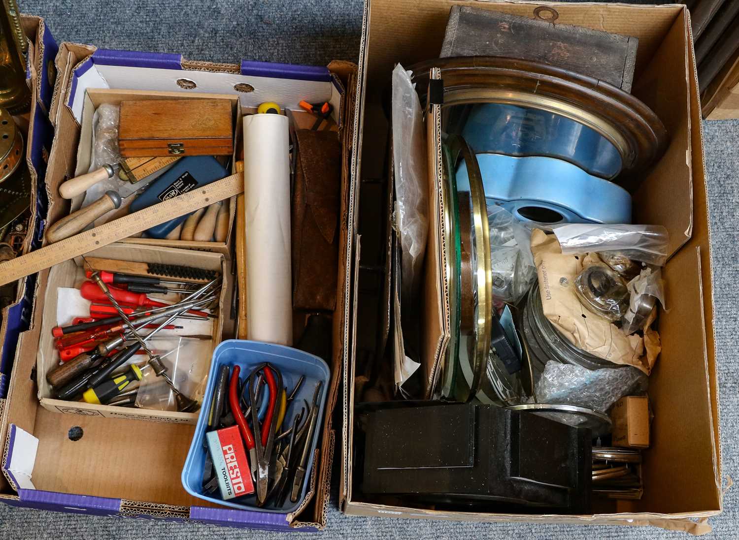 A quantity of assorted tools including 19th-century examples, molding planes, block planes, brace by - Image 2 of 2