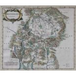 Robert Morden Maps of North Yorkshire and West Morland 36cm by 41cm (both)