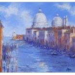 Terry Logan (Contemporary)"On the Grand Canal, Venice"Signed, pastel, 22.5cm by 24cmIn good