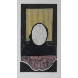 British School (20th century) "Girl in a Mirror"Indistinctly signed, titled and numbered 13/50 in