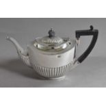 A Victorian Silver Teapot, by John and William F. Deakin, Sheffield, Probably 1893, oval and with
