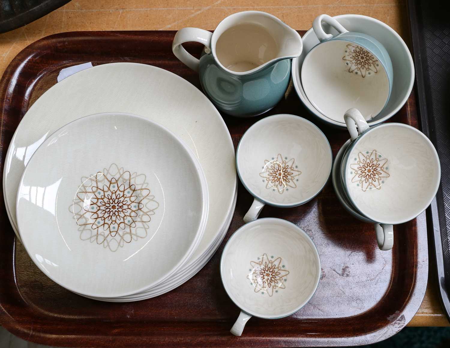 A Royal Copenhagen part tea service and a Royal Doulton part tea service