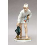 A Bing & Grondahl figure of Wee Willie Winkie, 22cm highThe tip of the umbrella under left arm