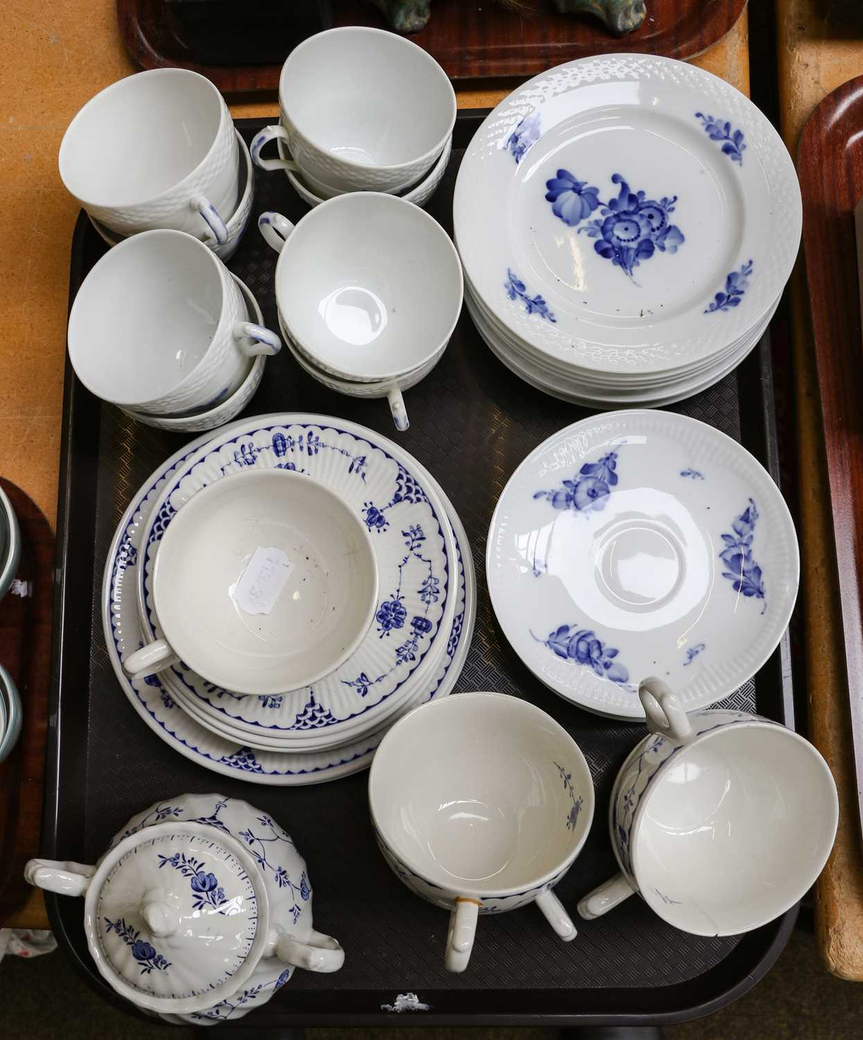 A Royal Copenhagen part tea service and a Royal Doulton part tea service - Image 2 of 2