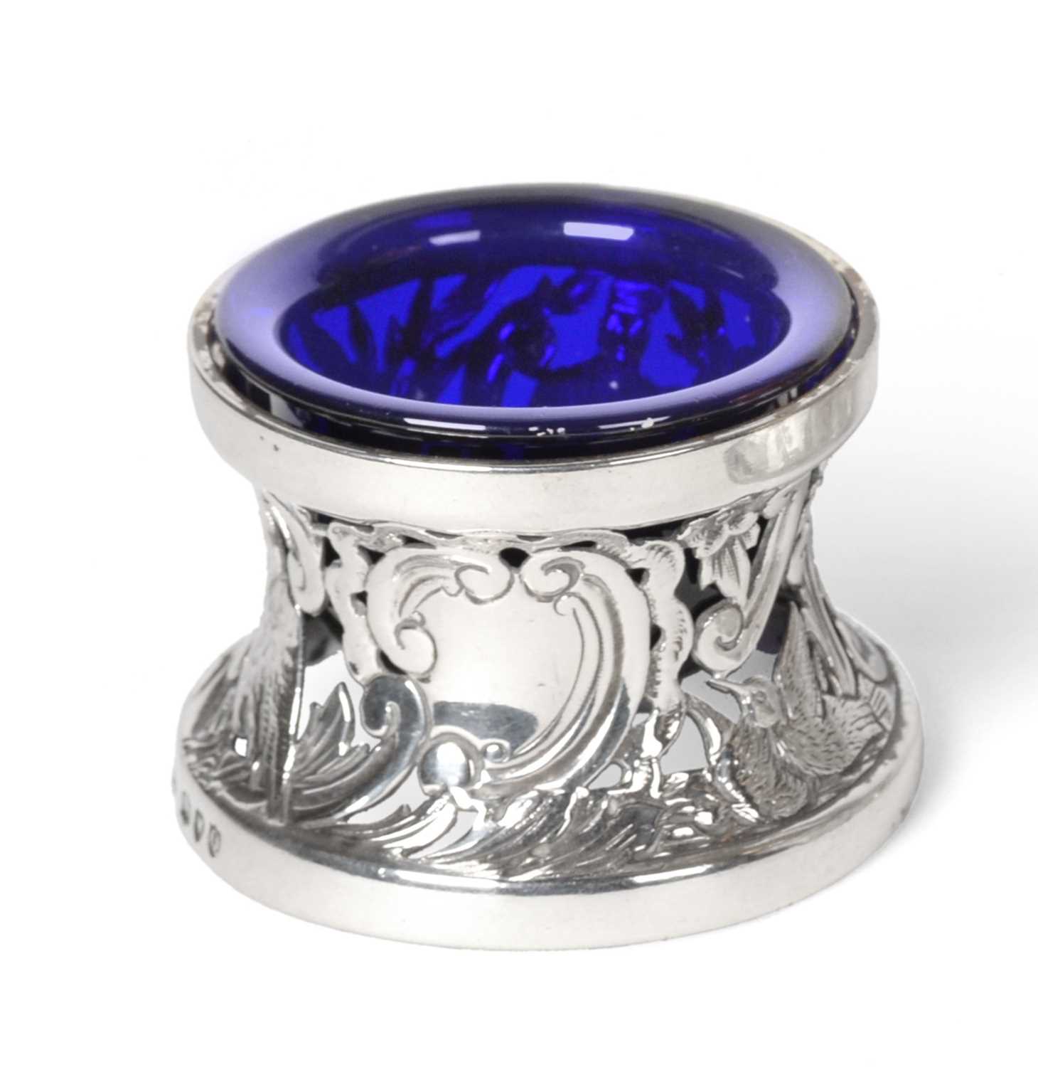 A Victorian Silver Salt-Cellar, by John Aldwinckle and Thomas Slater, London 1891, in the form of an