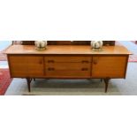A "Younger Limited" teak sideboard, 210cm by 49cm by 75cm