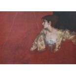 After Sir William Russell Flint (1880-1969)"Red Background"Limited Edition coloured print of 1750;