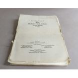 Estate catalogue 'The Outlying Portions of The Bedale Hall Estate, North Riding Yorks'