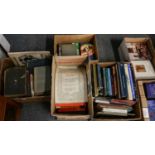 Twelve boxes of books including auction catalogues (Sotheby's and others) historical art and other