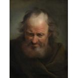 Attributed to Cavaliere Francesco Carlo Rusca (1693-1769) Italian/Swiss Study of an old man