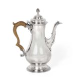 A George III Silver Coffee-Pot by Thomas Whipham and Charles Wright, London, 1766