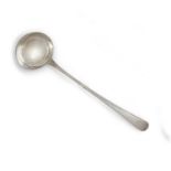 A George III Silver Soup-Ladle by Thomas Chawner, London, Circa 1780