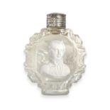 A Silver-Mounted Sulphide Scent-Bottle Probably by Apsley Pellatt and Co., London, Circa 1820
