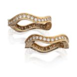 Two 18 Carat Gold Diamond Eternity Rings by Cartier
