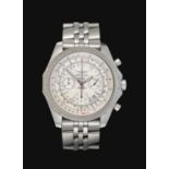 Breitling: A Stainless Steel Automatic Calendar Chronograph Wristwatch signed Breitling, Special Edi