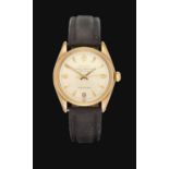 Rolex: A 9 Carat Gold Automatic Centre Seconds Wristwatch signed Rolex, Oyster Perpetual, Super Prec