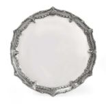A George III Silver Salver by John Crouch and Thomas Hannam, London, 1780