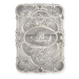 A Victorian Silver Card-Case by Edward Smith, Birmingham, 1852