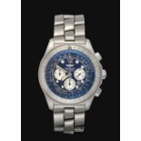 Breitling: A Stainless Steel Automatic Calendar Chronograph Wristwatch signed Breitling, Chronometer