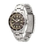 Rolex: A Rare 'Meters First' Dial Stainless Steel Automatic Centre Seconds Wristwatch signed Rolex,