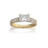An 18 Carat Gold Diamond Ring