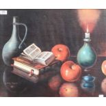 20th century Pila Monte, still life canvas print, 50cm by 60cm