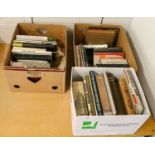 A collection of reference books on art and architecture (in three boxes)