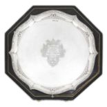 An Edward VII Silver Salver,by Roberts and Belk, Sheffield, 1903, Retailed by B. Petersen and Co.,