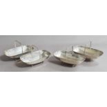 A Set of Four George V Silver Salt-Cellars, by John Collard Vickery, Sheffield, 1914,