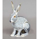 A Royal Crown Derby paperweight, 'Starlight Hare', designed exclusively for the Royal Crown Derby