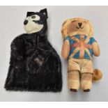 1966 World Cup 'Willy' soft toy mascot and a circa 1925/6 Steiff Felix the Cat hand puppet (2)