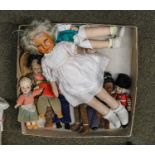 Assorted Circa 1930s and Later Norah Wellings Fabric Dolls, comprising a 'joined' Dutch boy and