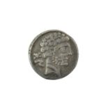 ♦Romano-Celtiberian, Silver Drachm (circa 200-150BC), struck in the city of Osca (called Bolskan