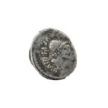 Roman Republic, Mn. Cordius Rufus (46BC) Denarius, obv. RVFVS III VIR, conjoined heads of Dioscuri