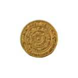 ♦Fatmid Caliphs of Egypt, Gold Dinar of Al-Mu'izz AH341-365 (953-975AD), obv. and rev. legends in