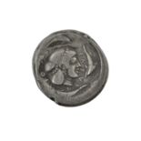 ♦Ancient Greece, Colony of Sicily, Syracuse Silver Tetradrachm, circa 480BC (under the rule of the